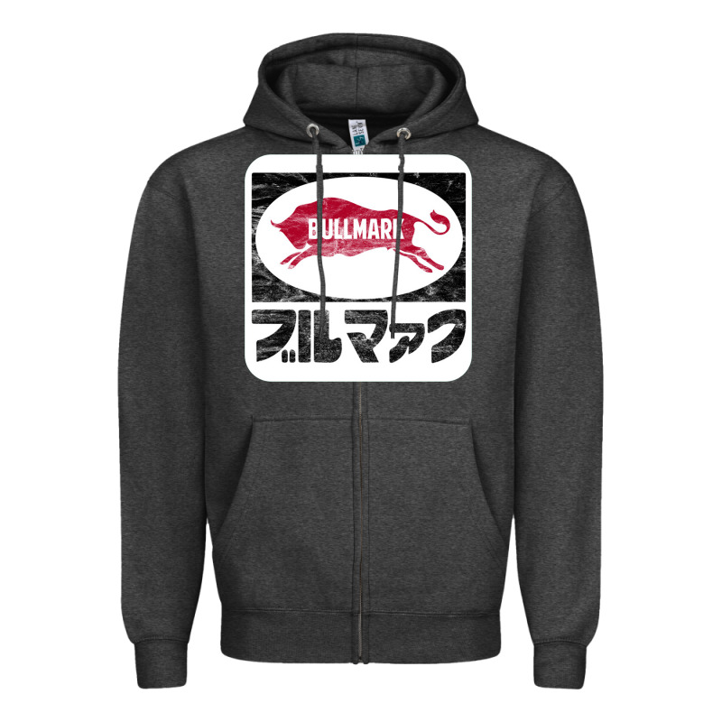 Bullmark Zipper Hoodie by linhVisuals | Teevron
