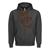 Charcoal Heather mount carmel high school Zipper Hoodie - linhVisuals