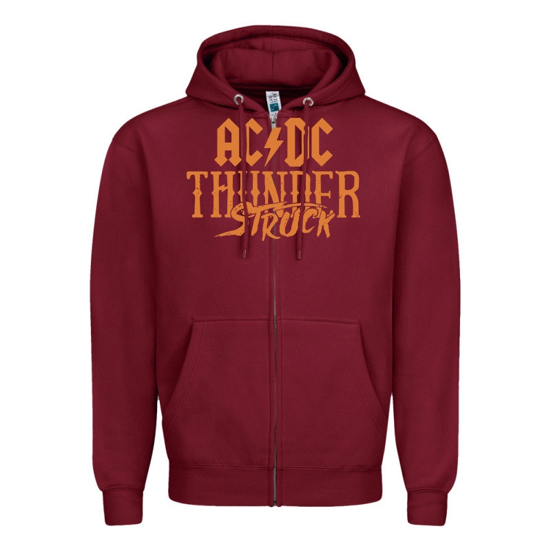 Thunderstruck Zipper Hoodie by linhVisuals | Teevron