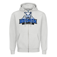 Dove Grey daemen college Zipper Hoodie - linhVisuals