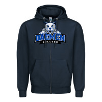 Navy daemen college Zipper Hoodie - linhVisuals