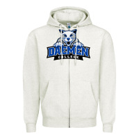Oatmeal Heather daemen college Zipper Hoodie - linhVisuals