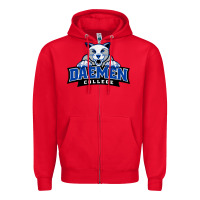 Red daemen college Zipper Hoodie - linhVisuals
