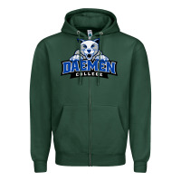 Sports Green daemen college Zipper Hoodie - linhVisuals
