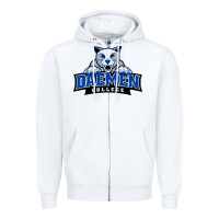 White daemen college Zipper Hoodie - linhVisuals