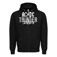 Black the thunderstruck Zipper Hoodie - linhVisuals
