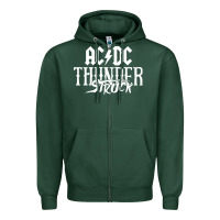 Sports Green the thunderstruck Zipper Hoodie - linhVisuals