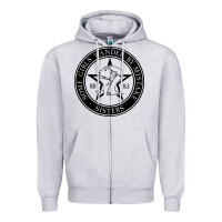 Heather Grey some girls wander by mistake Zipper Hoodie - linhVisuals