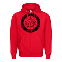Red some girls wander by mistake Zipper Hoodie - linhVisuals