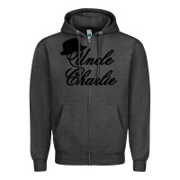Charcoal Heather charlie wilson music Zipper Hoodie - linhVisuals