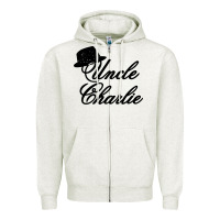 Oatmeal Heather charlie wilson music Zipper Hoodie - linhVisuals