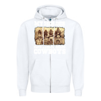 White my heroes have always killed cowboys retro Zipper Hoodie - linhVisuals