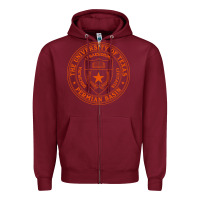 Burgundy The University of Texas Permian Basin Zipper Hoodie - linhVisuals