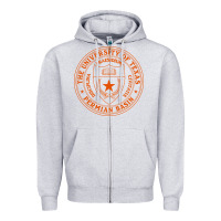 Heather Grey The University of Texas Permian Basin Zipper Hoodie - linhVisuals
