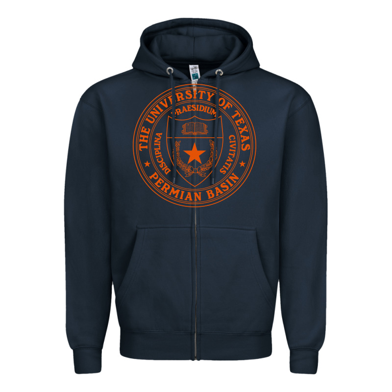 The University Of Texas Permian Basin Zipper Hoodie by linhVisuals | Teevron