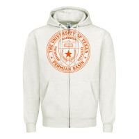Oatmeal Heather The University of Texas Permian Basin Zipper Hoodie - linhVisuals