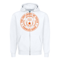 White The University of Texas Permian Basin Zipper Hoodie - linhVisuals
