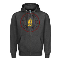 Charcoal Heather Tuskegee University Zipper Hoodie - linhVisuals