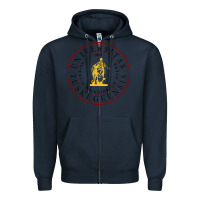 Navy Tuskegee University Zipper Hoodie - linhVisuals