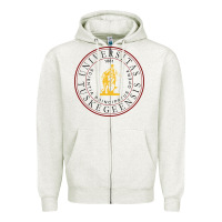 Oatmeal Heather Tuskegee University Zipper Hoodie - linhVisuals