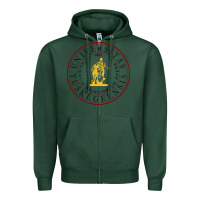Sports Green Tuskegee University Zipper Hoodie - linhVisuals