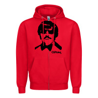Red tony clifton Zipper Hoodie - linhVisuals