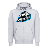 Heather Grey the-alaska-aces-merch Zipper Hoodie - linhVisuals