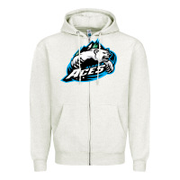 Oatmeal Heather the-alaska-aces-merch Zipper Hoodie - linhVisuals