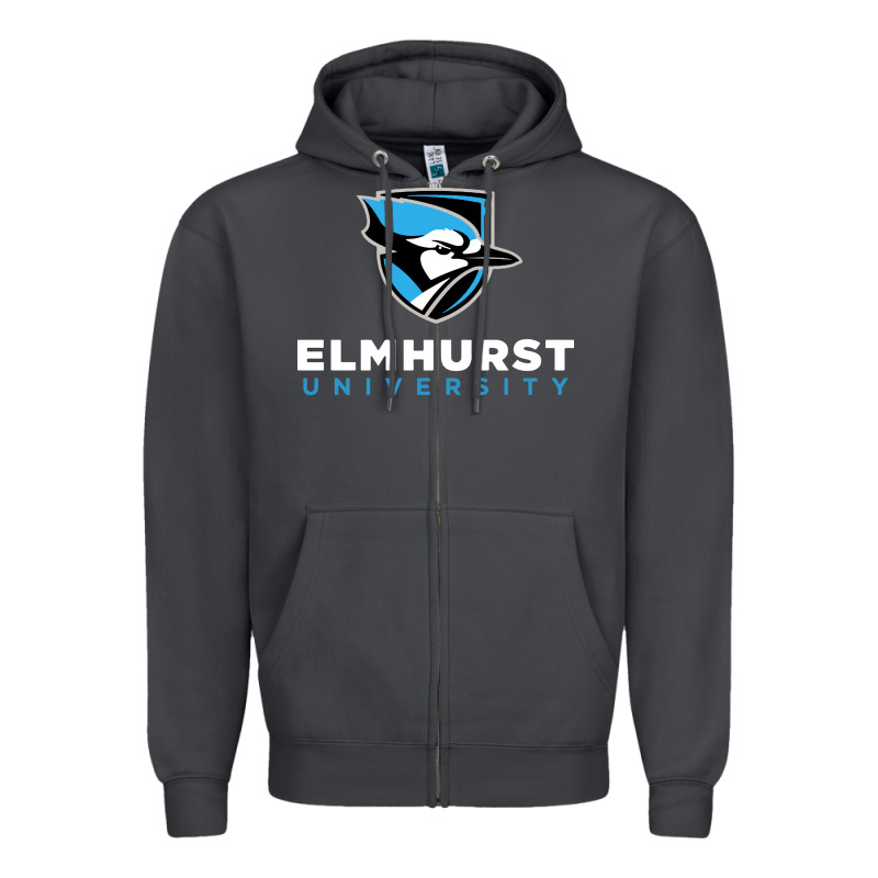 Elmhurst University Zipper Hoodie by linhVisuals | Teevron