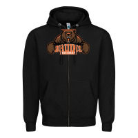 Black northrop high school Zipper Hoodie - linhVisuals