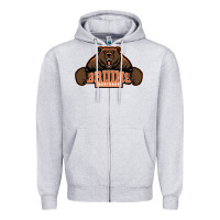 Heather Grey northrop high school Zipper Hoodie - linhVisuals