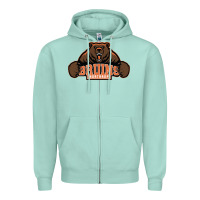 Seafoam northrop high school Zipper Hoodie - linhVisuals