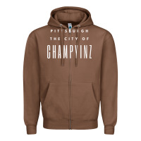 Chestnut pittsburgh city of champyinz steel city Zipper Hoodie - linhVisuals