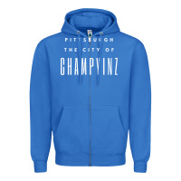 True Royal pittsburgh city of champyinz steel city Zipper Hoodie - linhVisuals