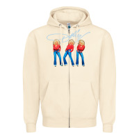 Sandshell dolly musician Zipper Hoodie - linhVisuals