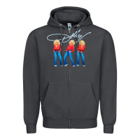 Smoke dolly musician Zipper Hoodie - linhVisuals