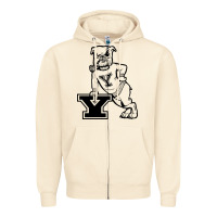 Sandshell yale vintage Zipper Hoodie - linhVisuals