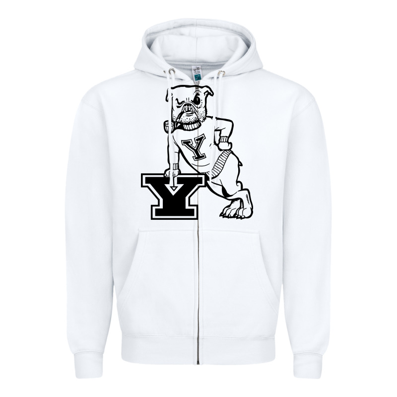 Yale Vintage Zipper Hoodie by linhVisuals | Teevron