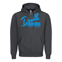 Smoke double deuce bar Zipper Hoodie - linhVisuals