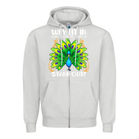 Dove Grey peacock inspired beautiful color bird (3) Zipper Hoodie - linhVisuals