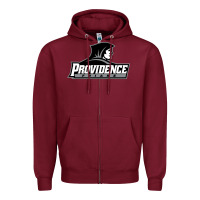 Burgundy providence-friars-merch Zipper Hoodie - linhVisuals
