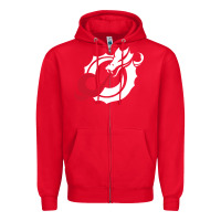Red MSUM Dragons, Gear Zipper Hoodie - linhVisuals