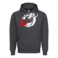 Smoke MSUM Dragons, Gear Zipper Hoodie - linhVisuals