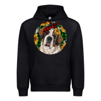 Black Christmas St. Bernard Urban Hoodie - RanaPortraitStore