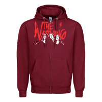 Burgundy THE WARNING TOUR Zipper Hoodie - linhVisuals