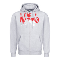Heather Grey THE WARNING TOUR Zipper Hoodie - linhVisuals