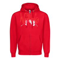 Red THE WARNING TOUR Zipper Hoodie - linhVisuals