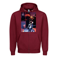 Burgundy concert juice amazing Zipper Hoodie - linhVisuals