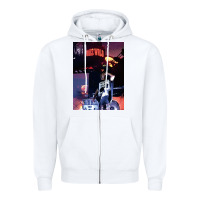 White concert juice amazing Zipper Hoodie - linhVisuals