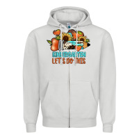 Dove Grey kindergarten let's do this Zipper Hoodie - JahusDesignShop
